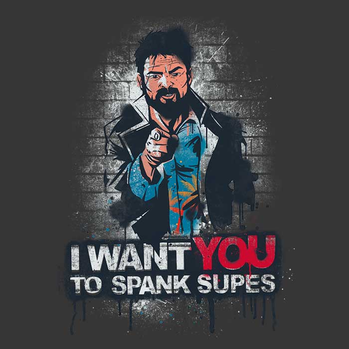 Spank Supes Men's Apparel - Adult & Kids T-Shirts, Sweatshirts & Hoodies apparel design preview 2