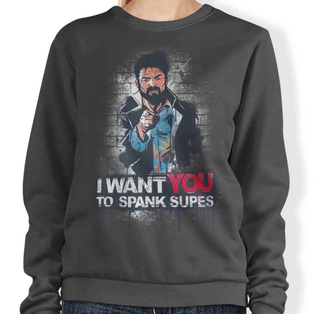 Spank Supes - Adult & Kids T-Shirts, Sweatshirts & Hoodies apparel design preview 1