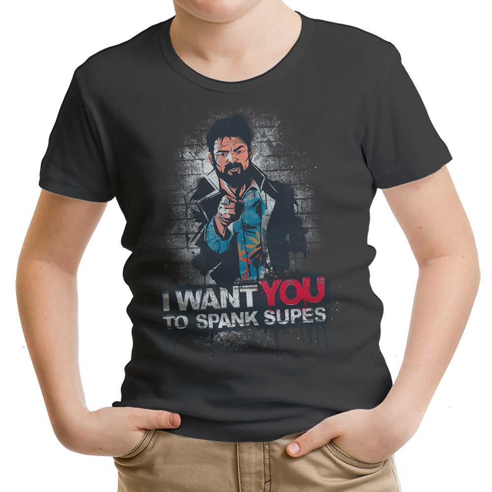 Spank Supes Youth Apparel - Adult & Kids T-Shirts, Sweatshirts & Hoodies apparel design preview 1
