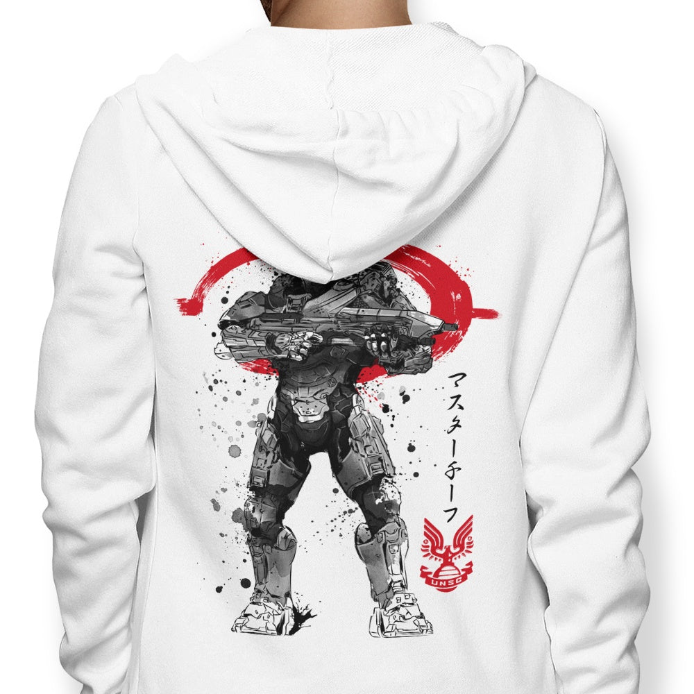 Spartan Sumi-e - Adult & Kids T-Shirts, Sweatshirts & Hoodies apparel design preview 1