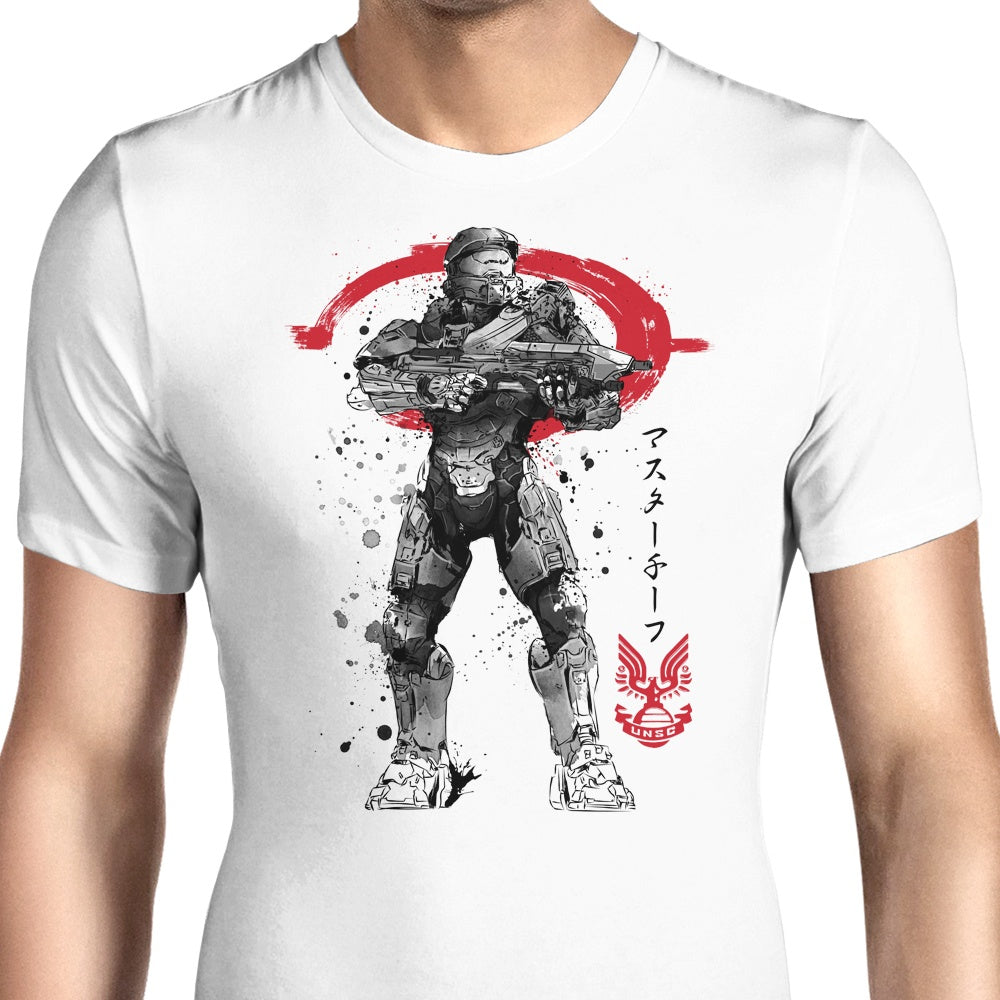 Spartan Sumi-e Men's Apparel - Adult & Kids T-Shirts, Sweatshirts & Hoodies apparel design preview 1