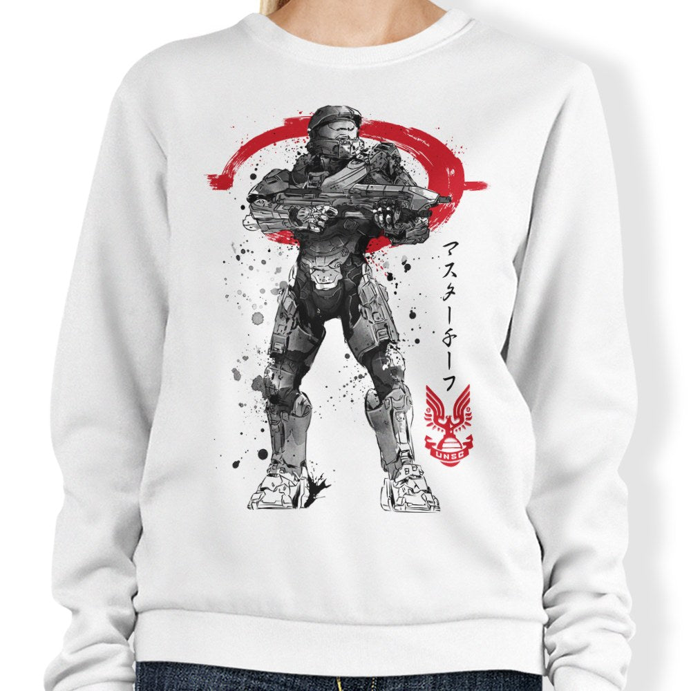 Spartan Sumi-e - Adult & Kids T-Shirts, Sweatshirts & Hoodies apparel design preview 1