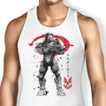 Spartan Sumi-e Tank Top - Adult & Kids T-Shirts, Sweatshirts & Hoodies apparel design preview 1