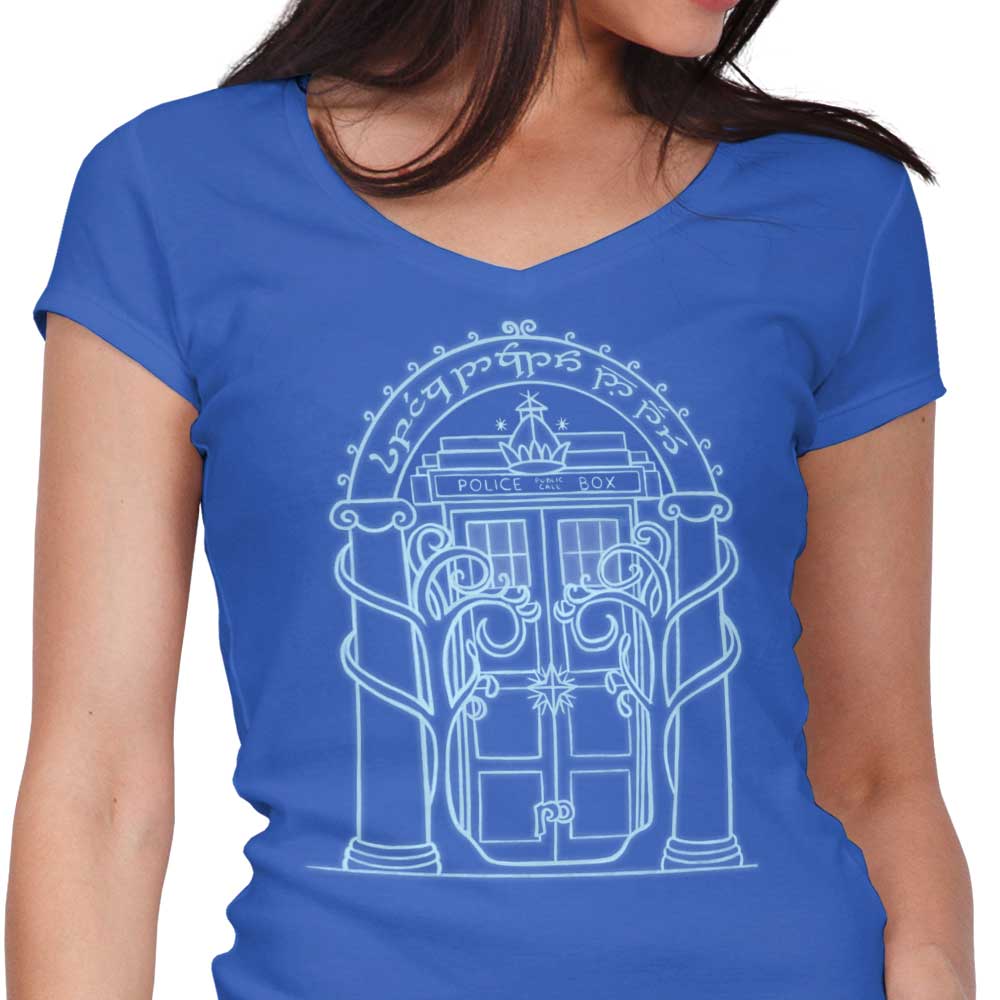 Speak Doctor Women's V-Neck - Adult & Kids T-Shirts, Sweatshirts & Hoodies apparel design preview 1