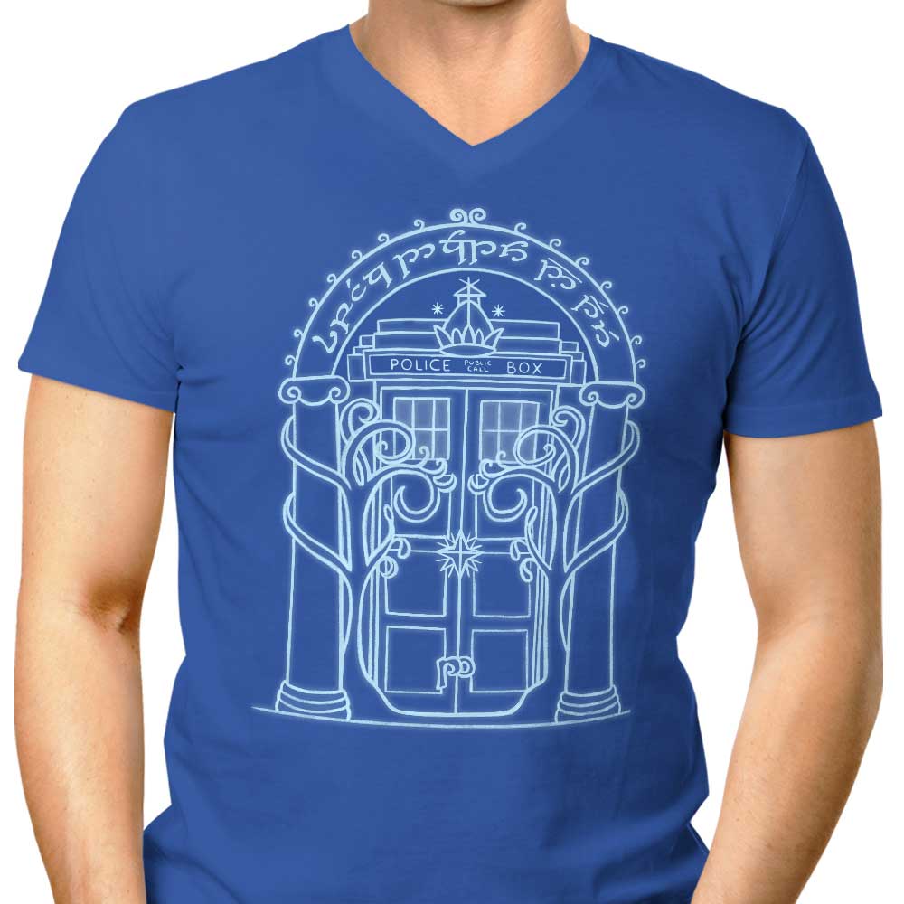 Speak Doctor Men's V-Neck - Adult & Kids T-Shirts, Sweatshirts & Hoodies apparel design preview 1