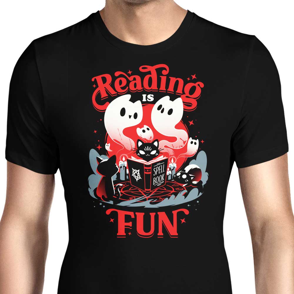 Spell Books are Fun Men's Apparel - Adult & Kids T-Shirts, Sweatshirts & Hoodies apparel design preview 1