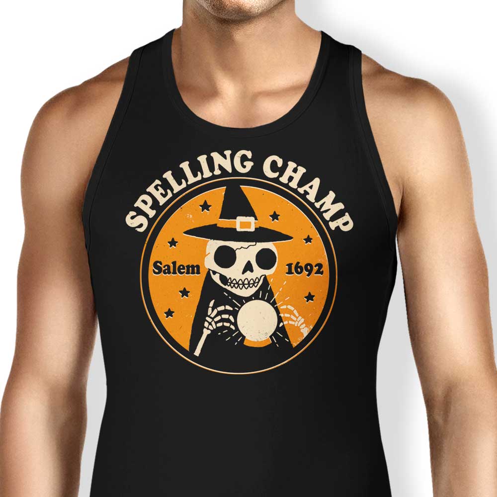 Spelling Champ Tank Top - Adult & Kids T-Shirts, Sweatshirts & Hoodies apparel design preview 1