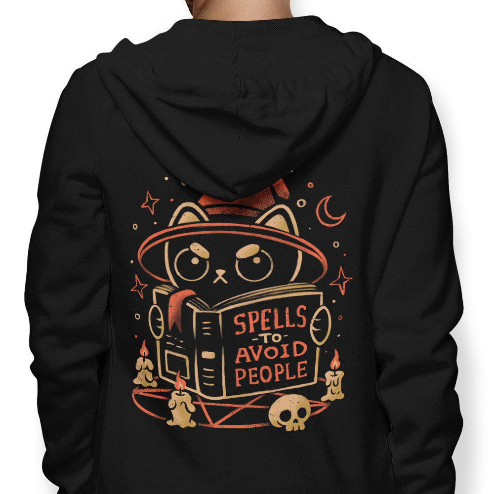 Spells to Avoid People - Adult & Kids T-Shirts, Sweatshirts & Hoodies apparel design preview 1