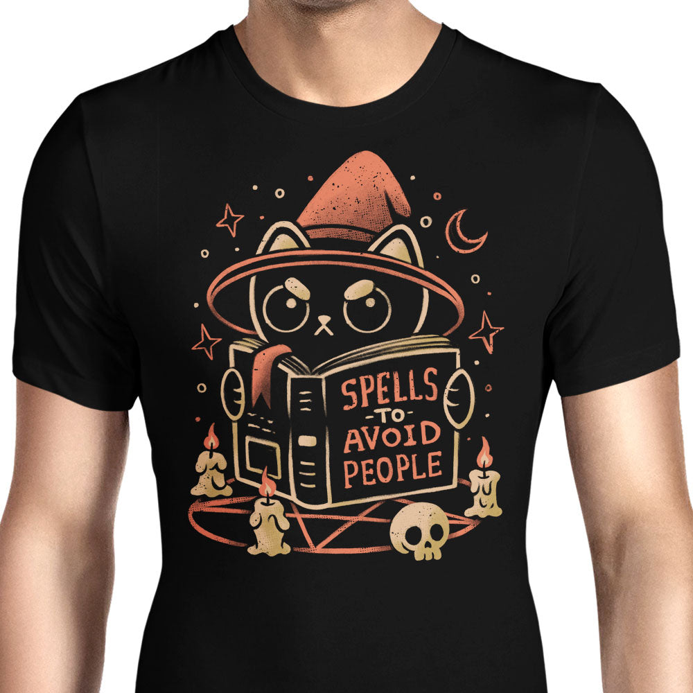 Spells to Avoid People Men's Apparel - Adult & Kids T-Shirts, Sweatshirts & Hoodies apparel design preview 1