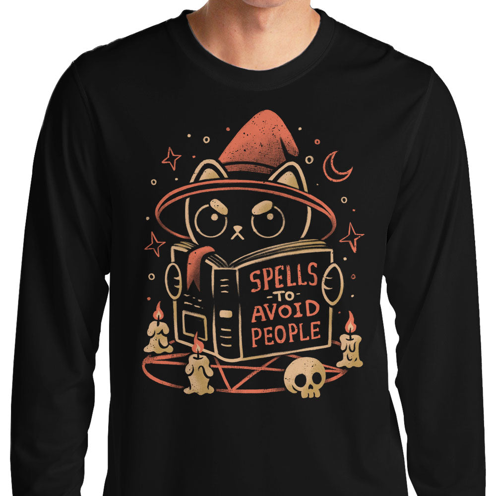 Spells to Avoid People - Adult & Kids T-Shirts, Sweatshirts & Hoodies apparel design preview 1