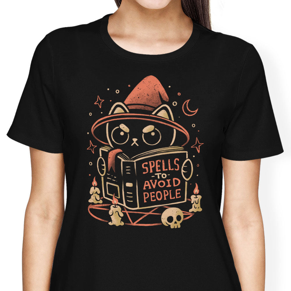 Spells to Avoid People Women's Apparel - Adult & Kids T-Shirts, Sweatshirts & Hoodies apparel design preview 1