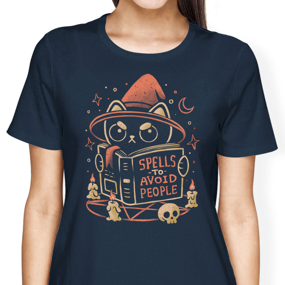 Spells to Avoid People Women's Apparel - Adult & Kids T-Shirts, Sweatshirts & Hoodies apparel design preview 2