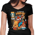 Spider Cat Women's V-Neck - Adult & Kids T-Shirts, Sweatshirts & Hoodies apparel design preview 1