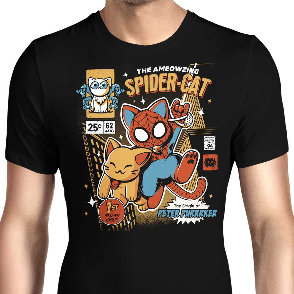 Spider Cat Men's Apparel - Adult & Kids T-Shirts, Sweatshirts & Hoodies apparel design preview 1