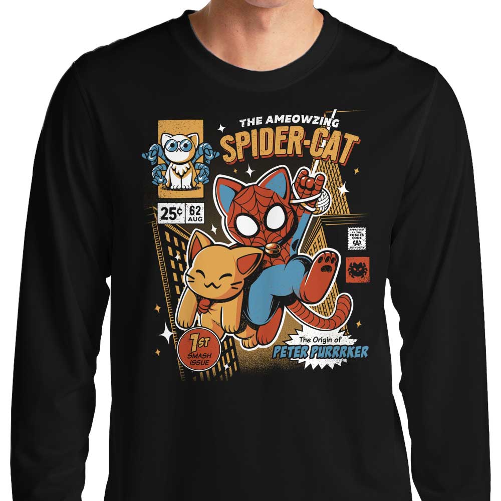 Spider Cat - Adult & Kids T-Shirts, Sweatshirts & Hoodies apparel design preview 1