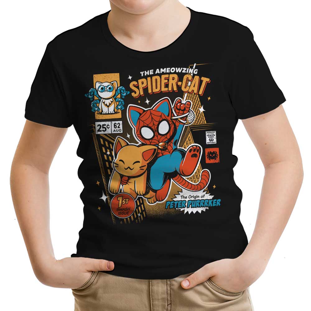 Spider Cat Youth Apparel - Adult & Kids T-Shirts, Sweatshirts & Hoodies apparel design preview 1