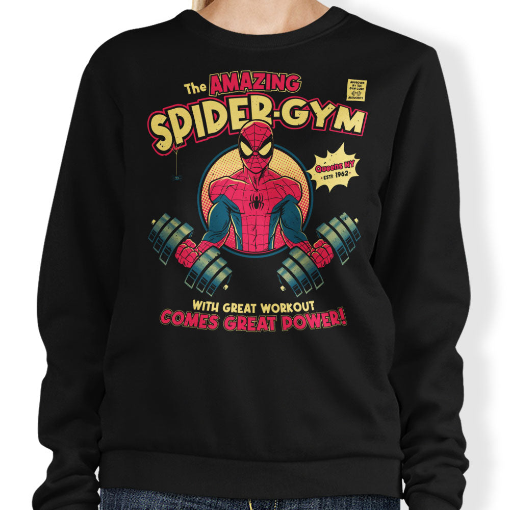 Spider Gym - Adult & Kids T-Shirts, Sweatshirts & Hoodies apparel design preview 1