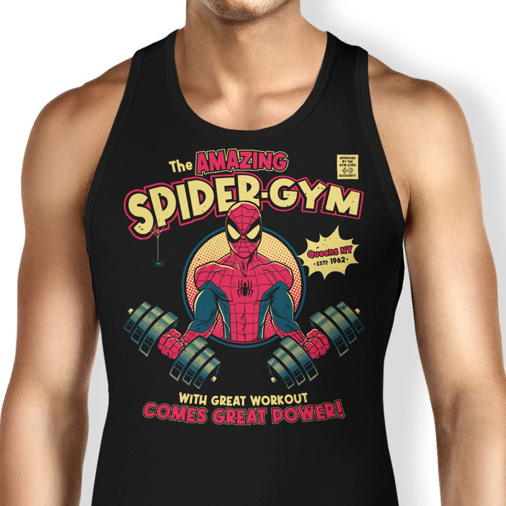 Spider Gym Tank Top - Adult & Kids T-Shirts, Sweatshirts & Hoodies apparel design preview 1