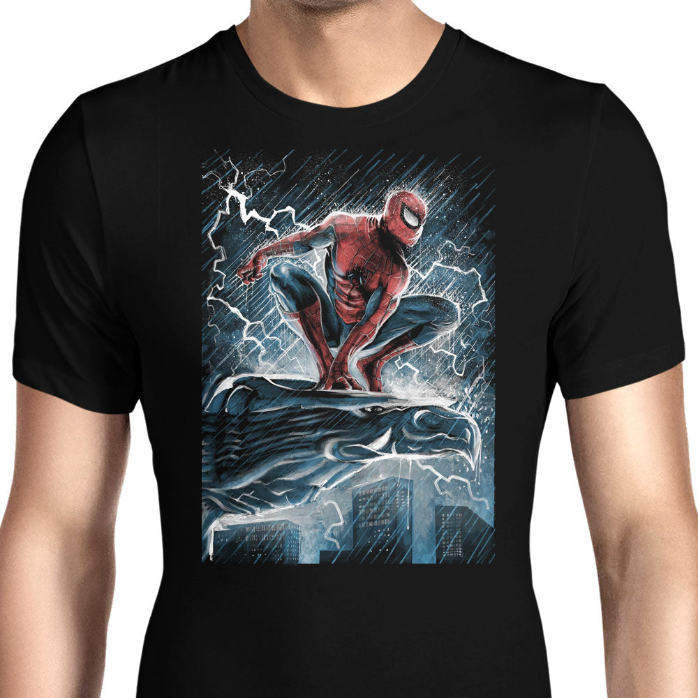 Spider Over the City Men's Apparel - Adult & Kids T-Shirts, Sweatshirts & Hoodies apparel design preview 1
