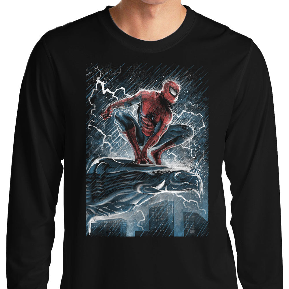 Spider Over the City - Adult & Kids T-Shirts, Sweatshirts & Hoodies apparel design preview 1