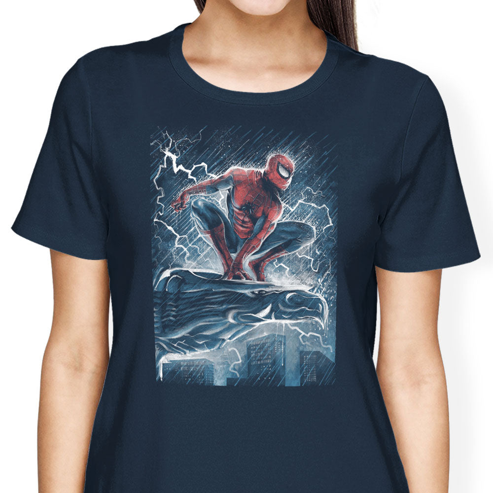 Spider Over the City Women's Apparel - Adult & Kids T-Shirts, Sweatshirts & Hoodies apparel design preview 2
