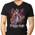 Spider Punk Men's V-Neck - Adult & Kids T-Shirts, Sweatshirts & Hoodies apparel design preview 1