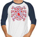 Spider Sense 3/4 Sleeve Raglan - Adult & Kids T-Shirts, Sweatshirts & Hoodies apparel design preview 1