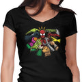 Spider Yaga Women's V-Neck - Adult & Kids T-Shirts, Sweatshirts & Hoodies apparel design preview 1
