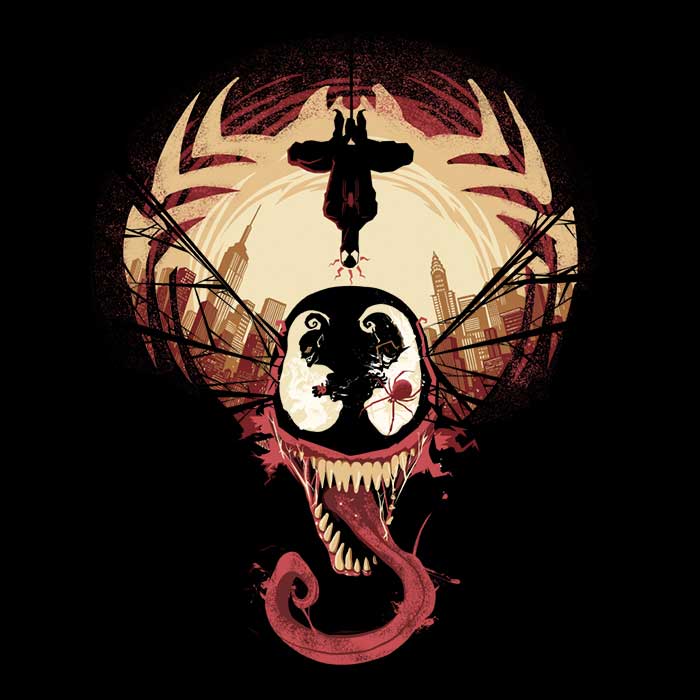 Spider's Nightmare Women's Apparel - Adult & Kids T-Shirts, Sweatshirts & Hoodies apparel design preview 2