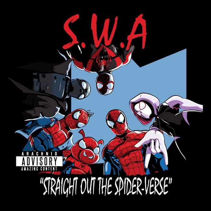 Spiders with Attitude Men's V-Neck - Adult & Kids T-Shirts, Sweatshirts & Hoodies apparel design preview 2