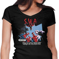 Spiders with Attitude Women's V-Neck - Adult & Kids T-Shirts, Sweatshirts & Hoodies apparel design preview 1