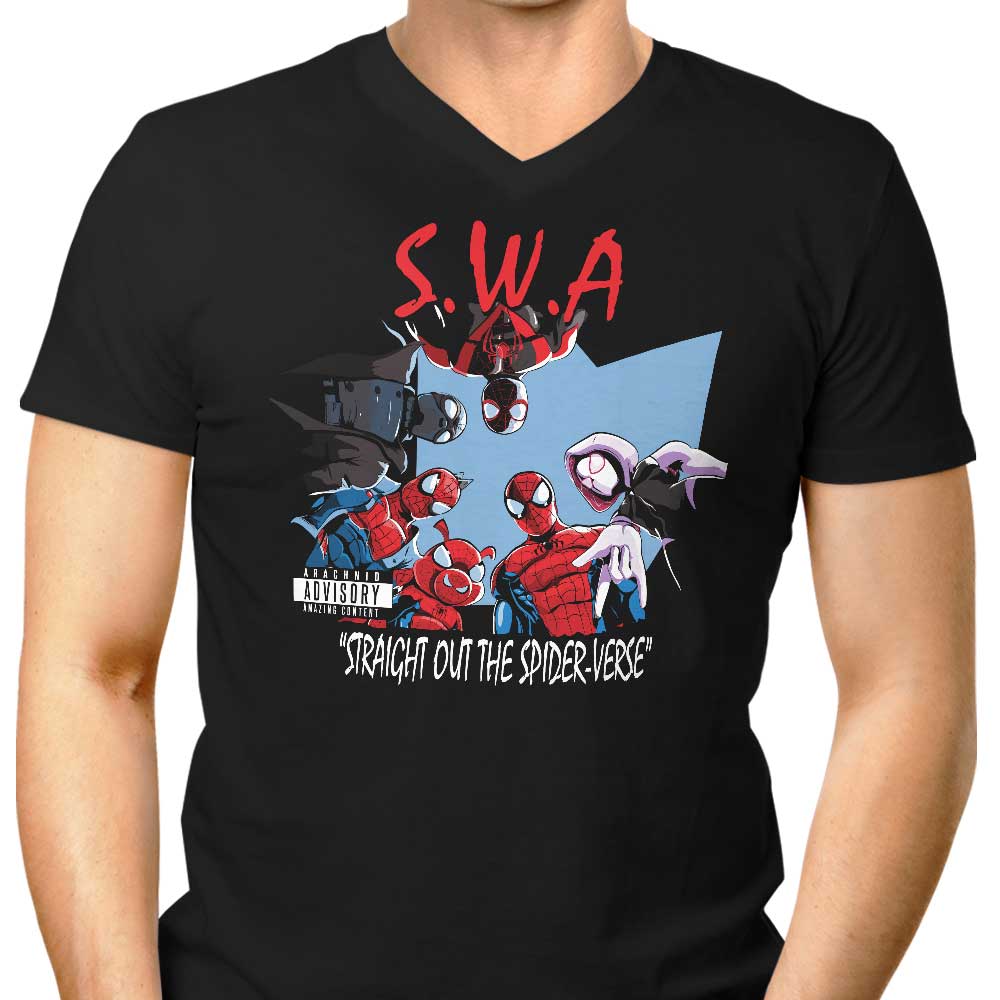 Spiders with Attitude Men's V-Neck - Adult & Kids T-Shirts, Sweatshirts & Hoodies apparel design preview 1