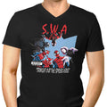 Spiders with Attitude Men's V-Neck - Adult & Kids T-Shirts, Sweatshirts & Hoodies apparel design preview 1