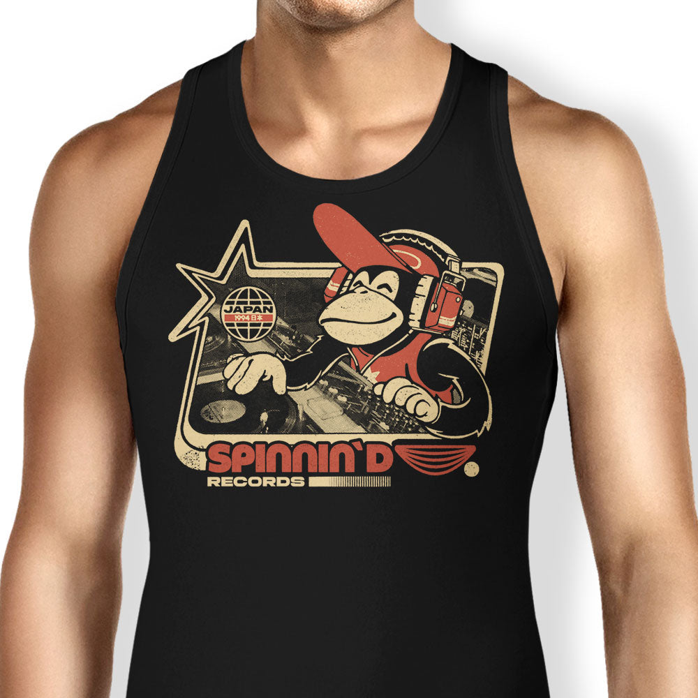 Spinnin' D Tank Top - Adult & Kids T-Shirts, Sweatshirts & Hoodies apparel design preview 1