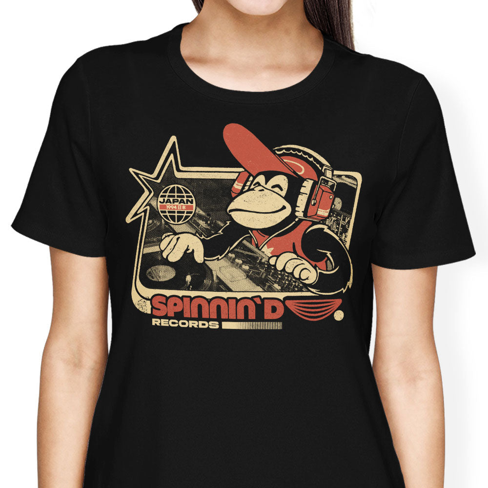 Spinnin' D Women's Apparel - Adult & Kids T-Shirts, Sweatshirts & Hoodies apparel design preview 1
