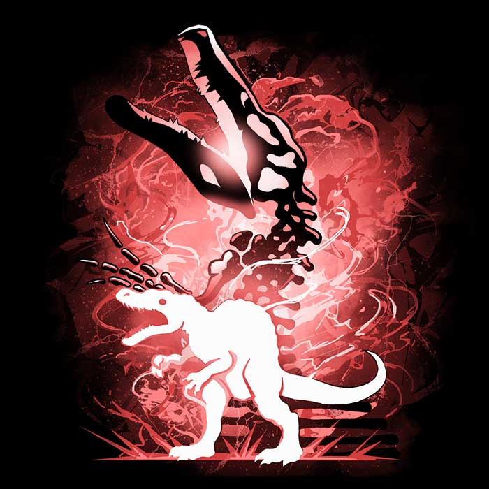 Spinosaurus Silhouette Coasters - Adult & Kids T-Shirts, Sweatshirts & Hoodies apparel design preview 1