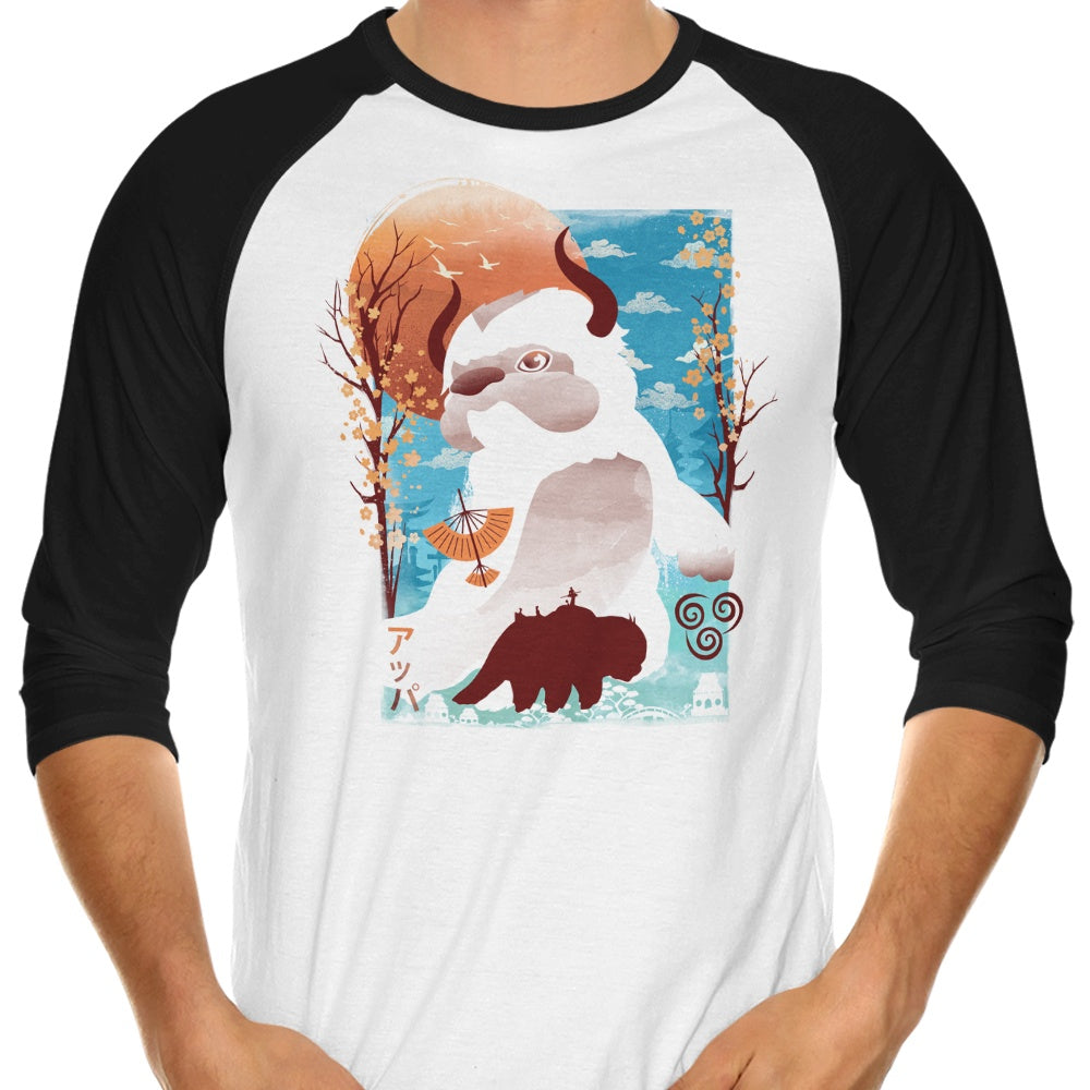 Spirited Companion 3/4 Sleeve Raglan - Adult & Kids T-Shirts, Sweatshirts & Hoodies apparel design preview 1