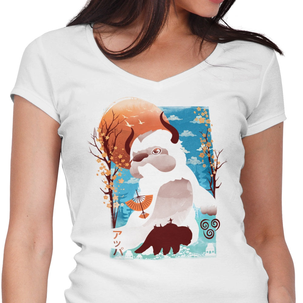 Spirited Companion Women's V-Neck - Adult & Kids T-Shirts, Sweatshirts & Hoodies apparel design preview 1