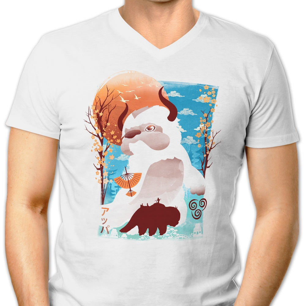 Spirited Companion Men's V-Neck - Adult & Kids T-Shirts, Sweatshirts & Hoodies apparel design preview 1