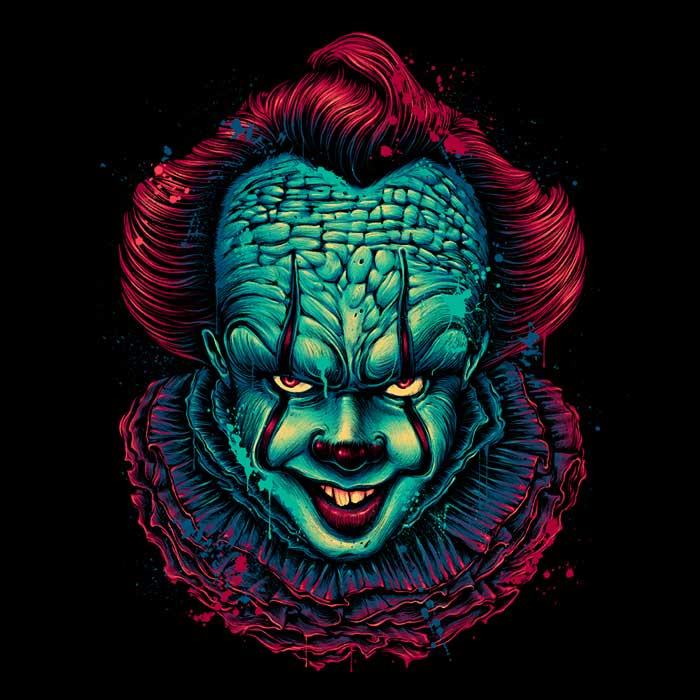 Splash of Terror Ringer - Adult & Kids T-Shirts, Sweatshirts & Hoodies apparel design preview 2
