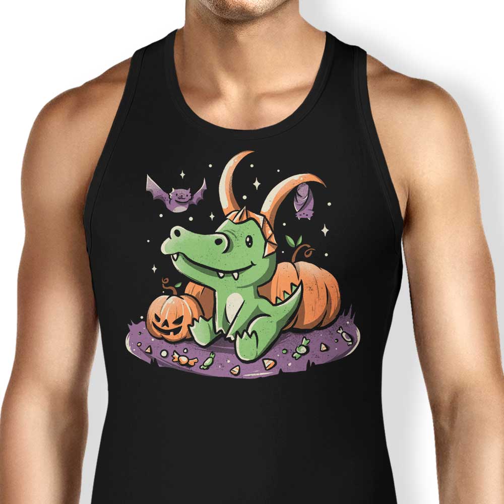 Spooky Alligator Tank Top - Adult & Kids T-Shirts, Sweatshirts & Hoodies apparel design preview 1