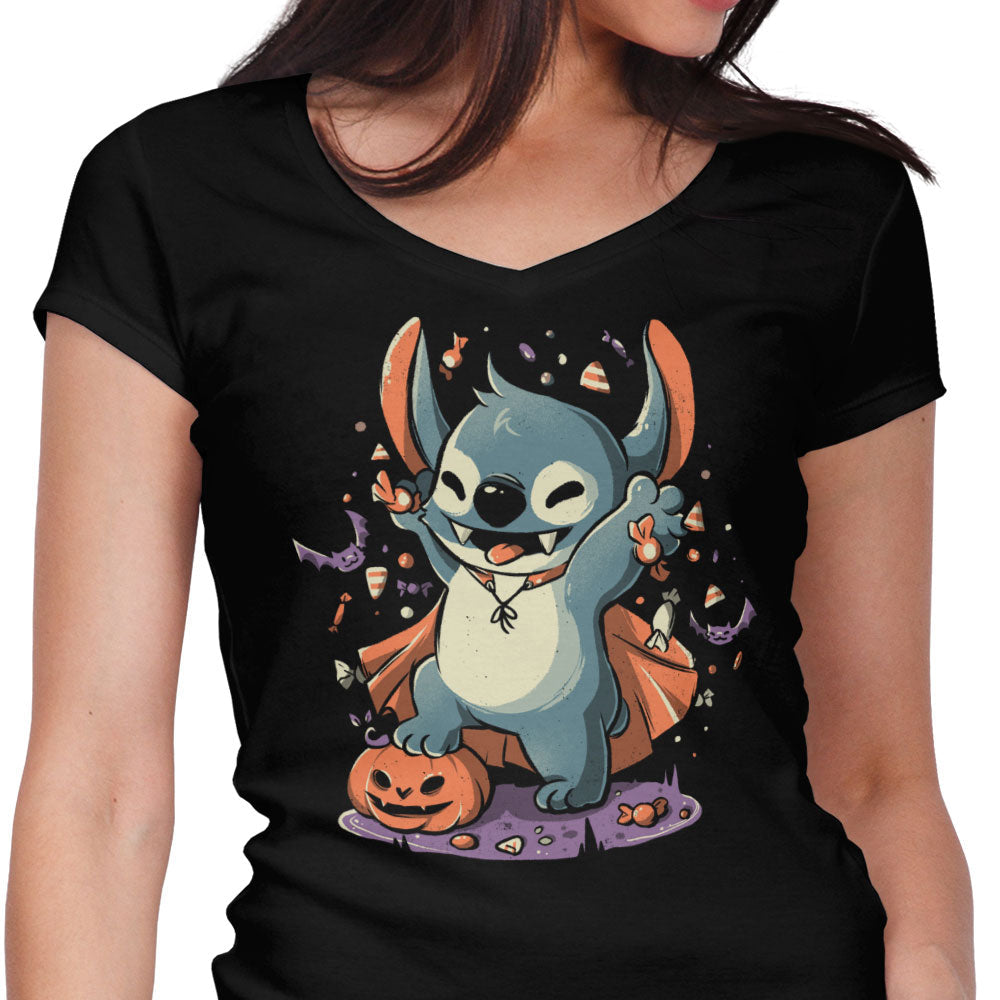 Spooky Candy 626 Women's V-Neck - Adult & Kids T-Shirts, Sweatshirts & Hoodies apparel design preview 1