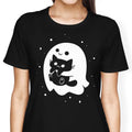 Spooky Cat Snatcher Women's Apparel - Adult & Kids T-Shirts, Sweatshirts & Hoodies apparel design preview 1