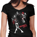 Spooky City Women's V-Neck - Adult & Kids T-Shirts, Sweatshirts & Hoodies apparel design preview 1