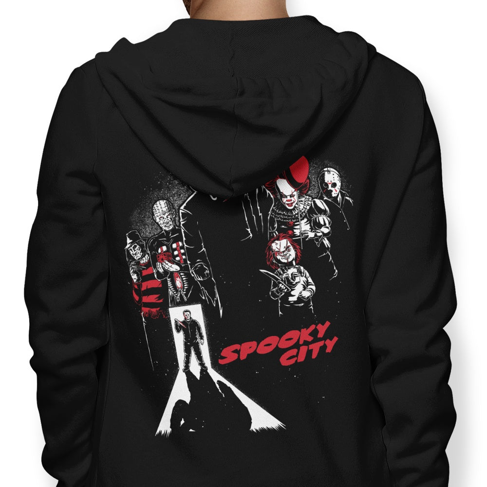 Spooky City - Adult & Kids T-Shirts, Sweatshirts & Hoodies apparel design preview 1