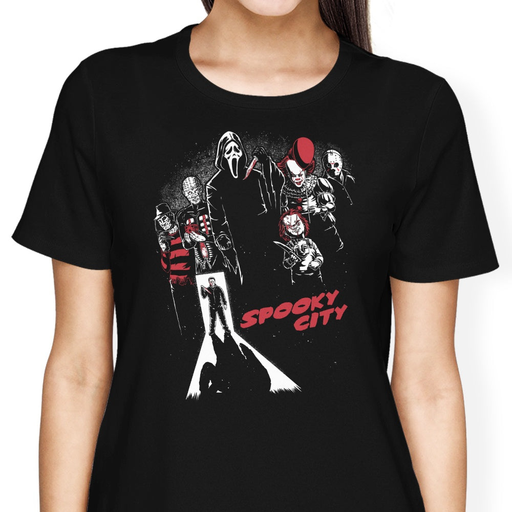 Spooky City Women's Apparel - Adult & Kids T-Shirts, Sweatshirts & Hoodies apparel design preview 1