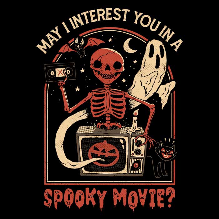 Spooky Movie Men's V-Neck - Adult & Kids T-Shirts, Sweatshirts & Hoodies apparel design preview 2