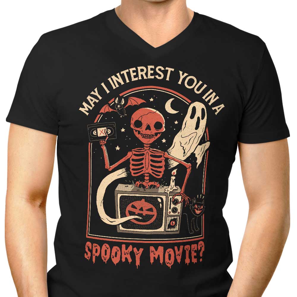 Spooky Movie Men's V-Neck - Adult & Kids T-Shirts, Sweatshirts & Hoodies apparel design preview 1