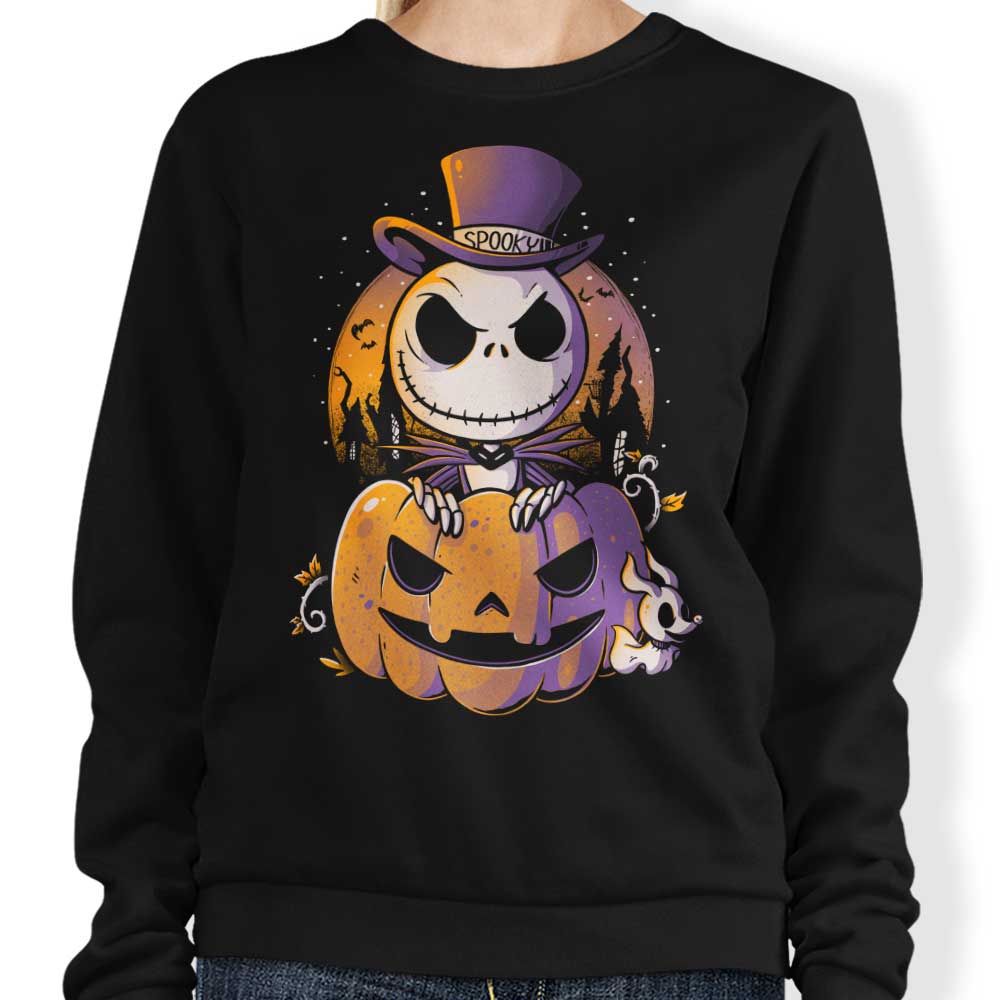 Spooky Pumpkin King - Adult & Kids T-Shirts, Sweatshirts & Hoodies apparel design preview 1