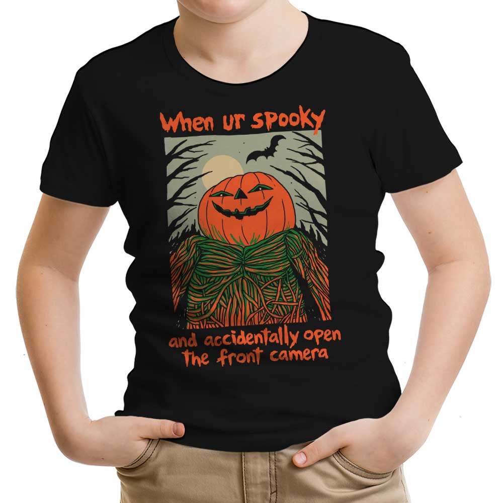 Spooky Selfie Youth Apparel - Adult & Kids T-Shirts, Sweatshirts & Hoodies apparel design preview 1